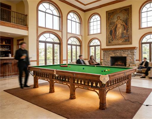 Rasson Gothic Dynasty Snooker Table: 12ft
